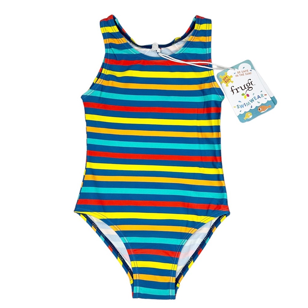 Frugi Striped One Piece Bathing Suit Size 18-24 Months NWT